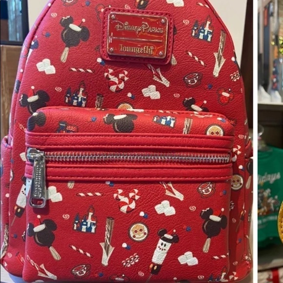 Disney Parks Holiday Snacks Loungefly Backpack - Picture 7 of 13